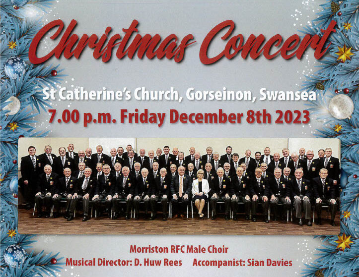 Christmas Concert with Morriston RFC Male Choir
