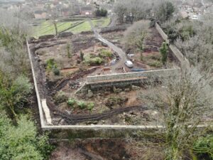 Walled Garden Flower Border