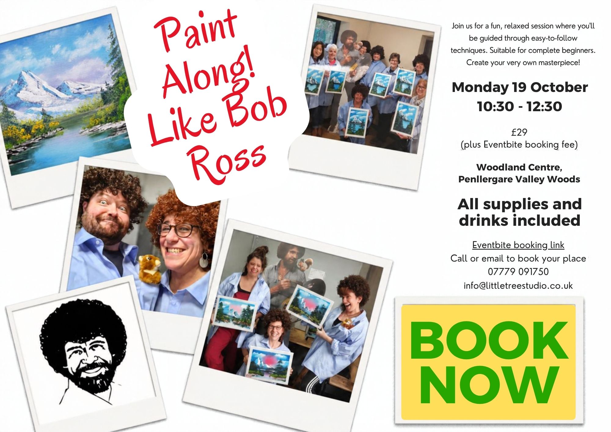 Little Tree Studio Paint Along Like Bob Ross Oct 2026