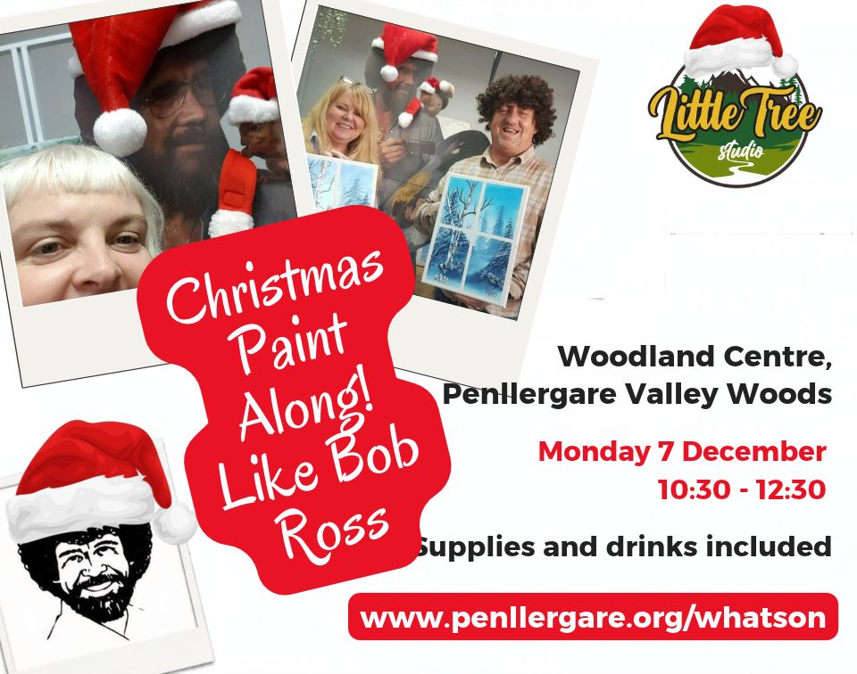 Christmas Paint Along with Bob Ross