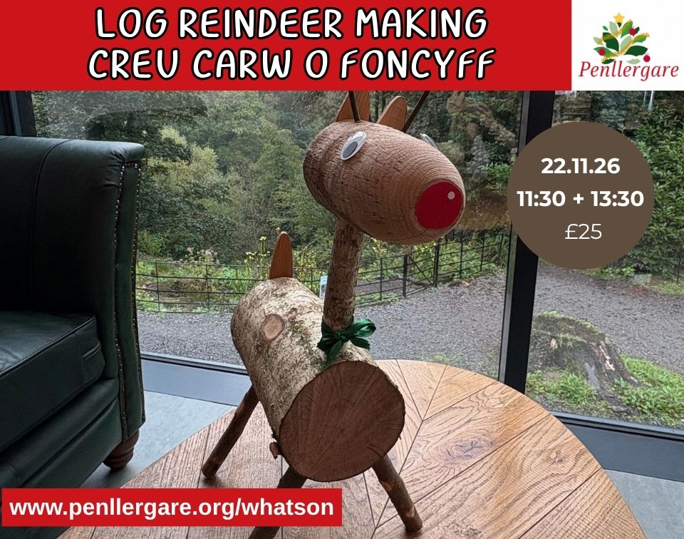 Log Reindeer Making Workshop